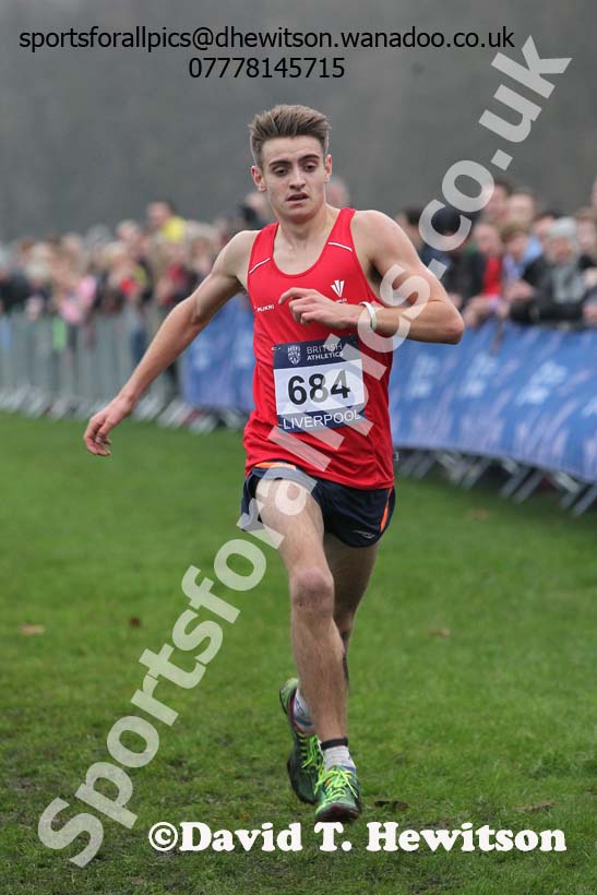 Junior men's European Cross Country Trials, Sefton Park, Liverpool. Photo: David T. Hewitson/Sports for All Pics